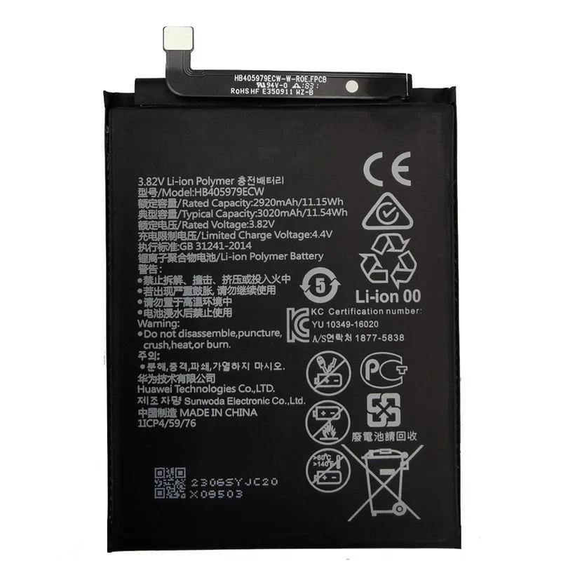 BATTERIE POUR HUAWEI HONOR 7S/7A/PLAY 8A/6A/6C/Y5