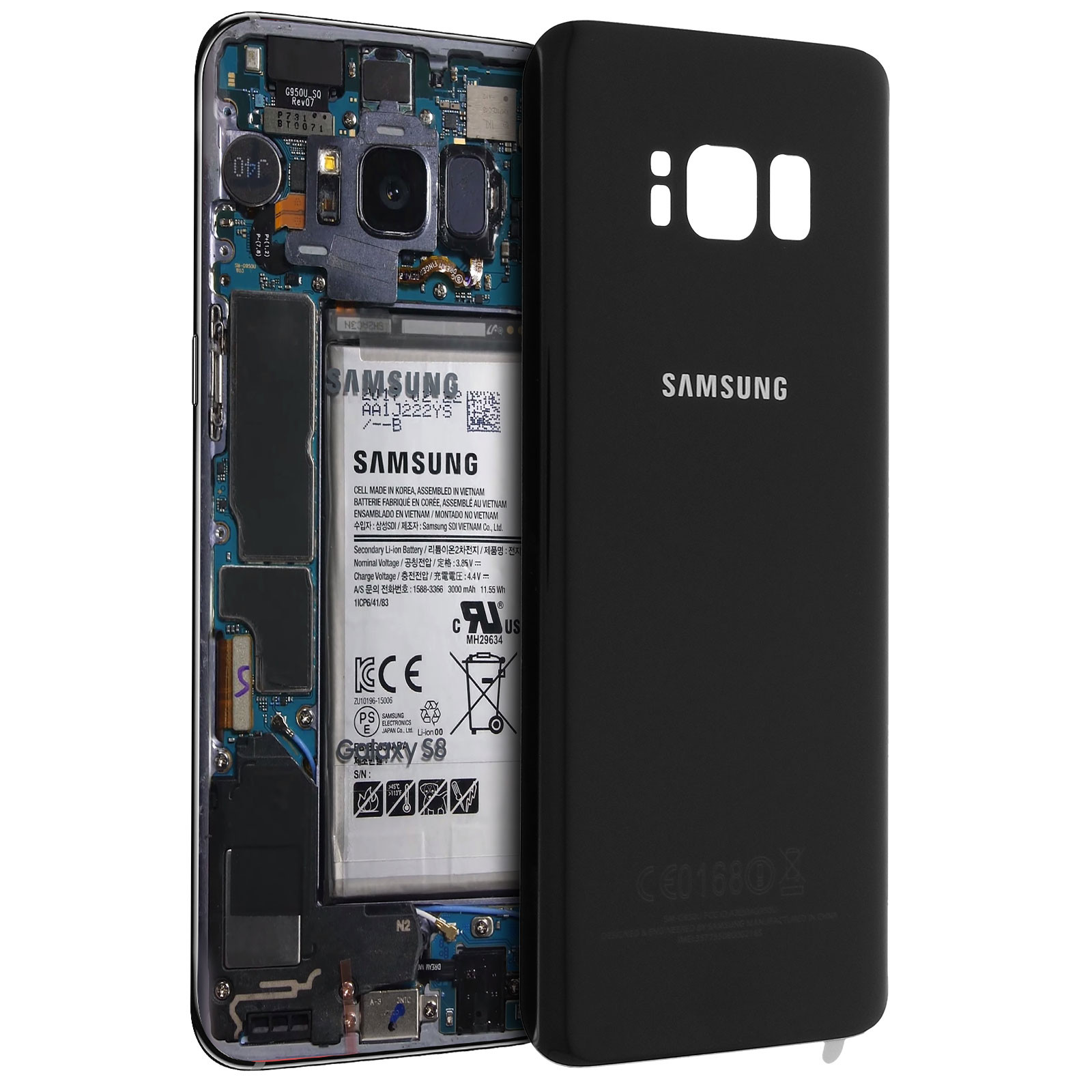 ARRIERE POUR SAMSUNG S8