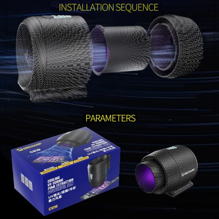 MECHANIC C919 3in1 Curing Powerful Cooling Fan