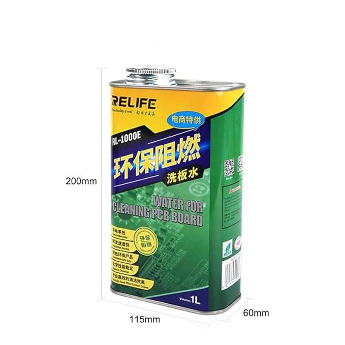RL-1000E Leadless Environmental Protection Computer Motherboard Washing Water PCB Circuit Board Cleaning Liquid Mobile Phone Repair Rosin Solder